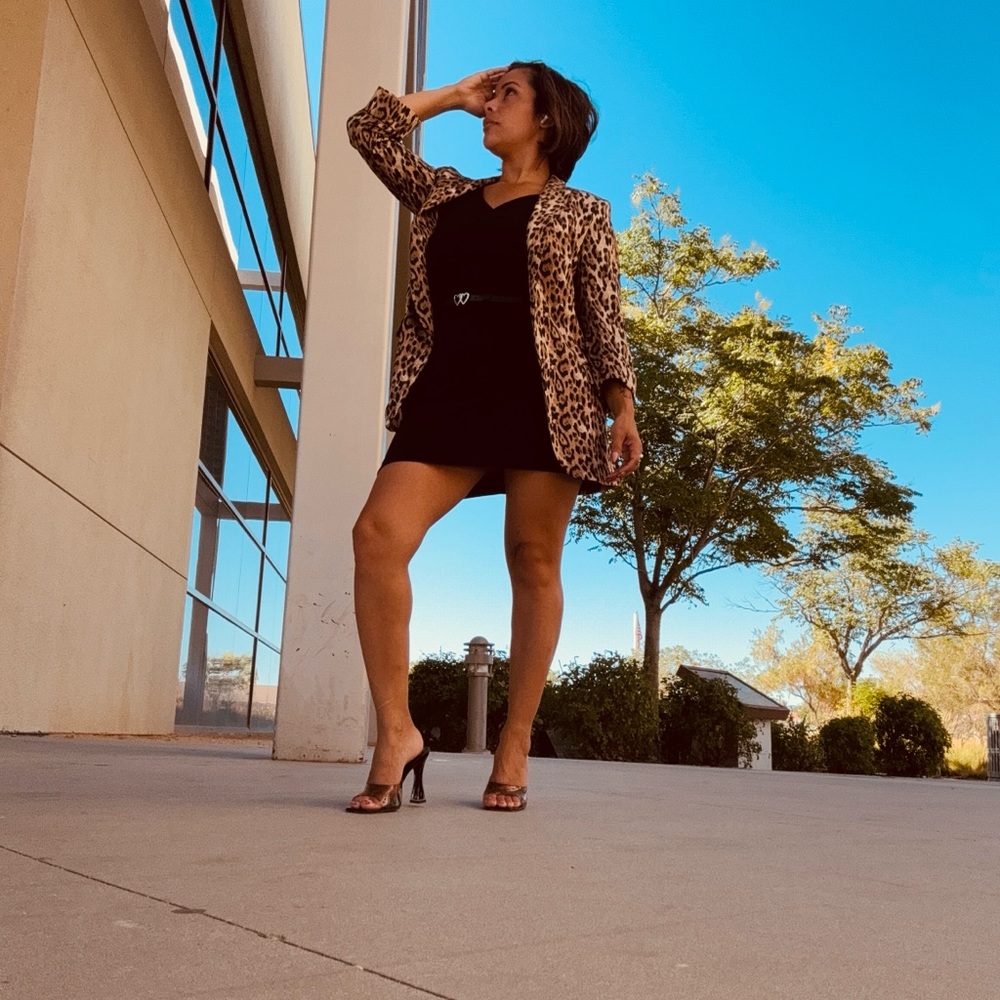Zara Women's Animal Print Blazer